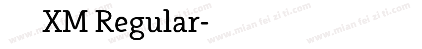 华文魏碑 XM Regular字体转换